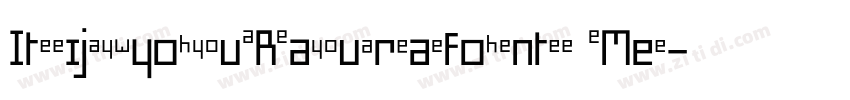 ItijyouRaurafont Me字体转换